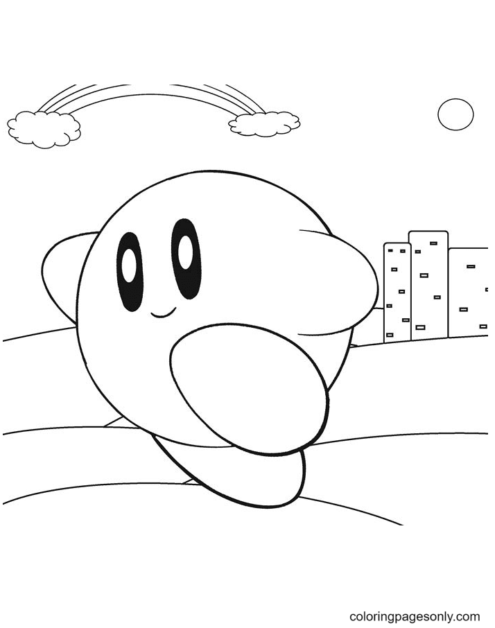 Kirby Coloring Pages Printable for Free Download