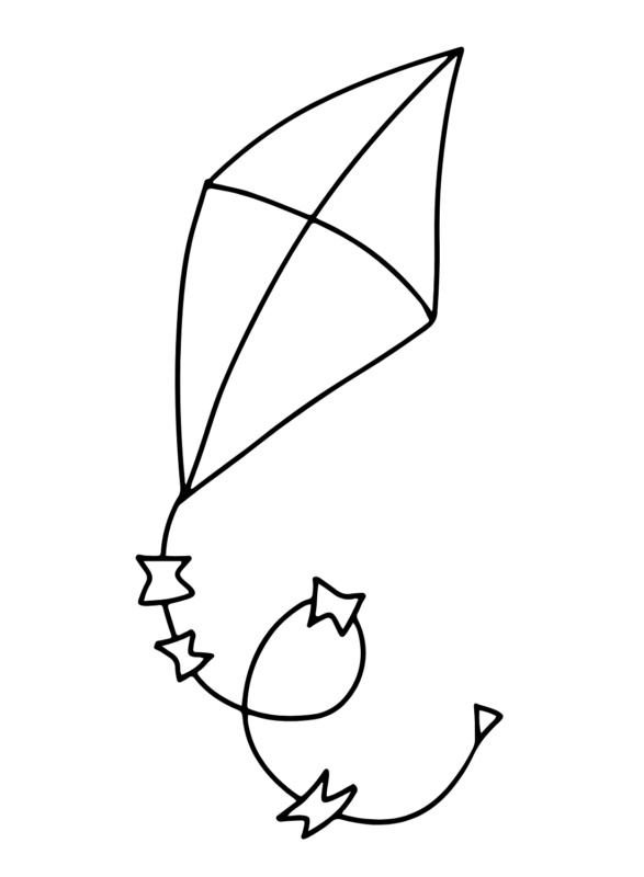 Kite Coloring Pages Printable For Free Download