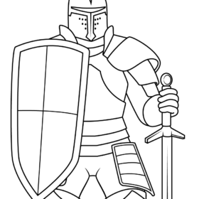 Knight Coloring Pages Printable for Free Download