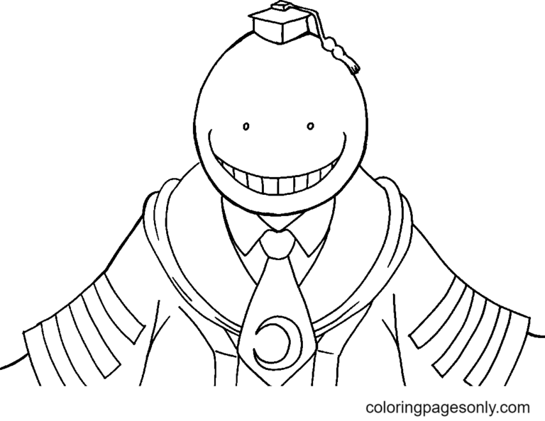 Assassination Classroom Coloring Pages Printable for Free Download