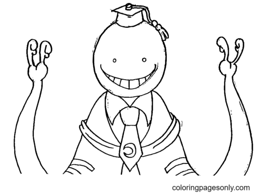 Assassination Classroom Coloring Pages Printable for Free Download