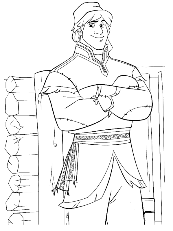 Kristoff Coloring Pages Printable for Free Download