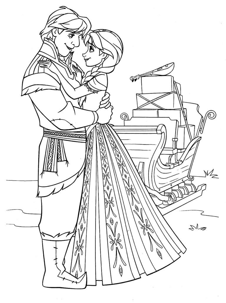 Kristoff Coloring Pages Printable for Free Download