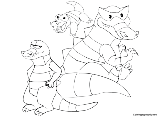 Krookodile Coloring Pages Printable for Free Download