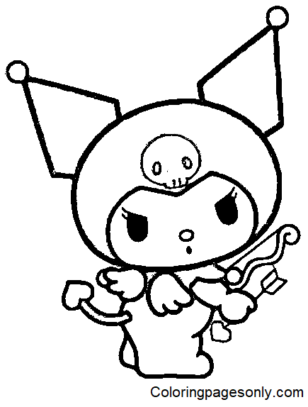 Kuromi Coloring Pages Printable for Free Download