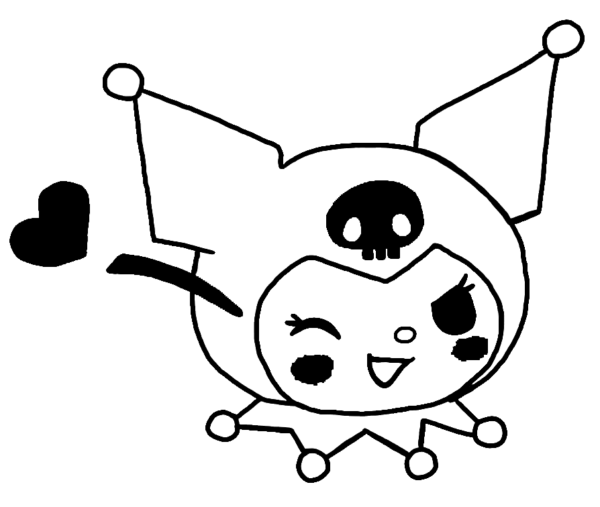 Kuromi Coloring Pages Printable for Free Download