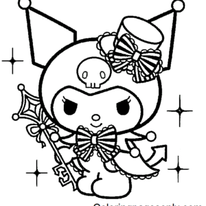 Kuromi Coloring Pages Printable for Free Download