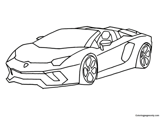 Lamborghini Coloring Pages Printable for Free Download