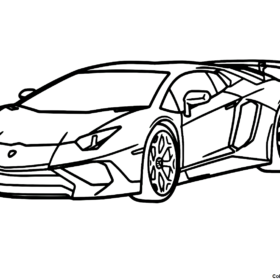 Lamborghini Coloring Pages Printable for Free Download