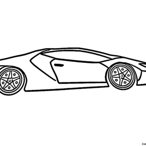 Lamborghini Coloring Pages Printable for Free Download