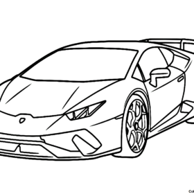 Lamborghini Coloring Pages Printable for Free Download