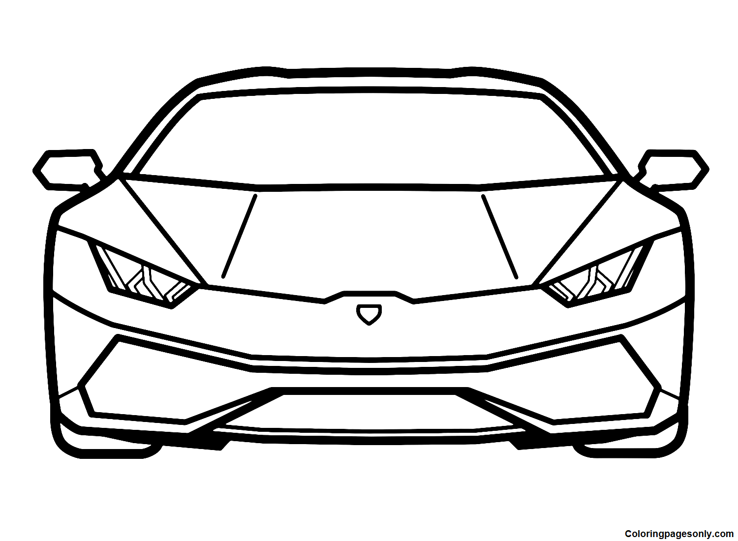 Lamborghini Coloring Pages Printable for Free Download