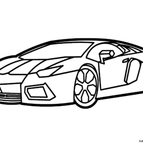 Lamborghini Coloring Pages Printable for Free Download