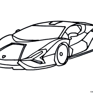 Lamborghini Coloring Pages Printable for Free Download