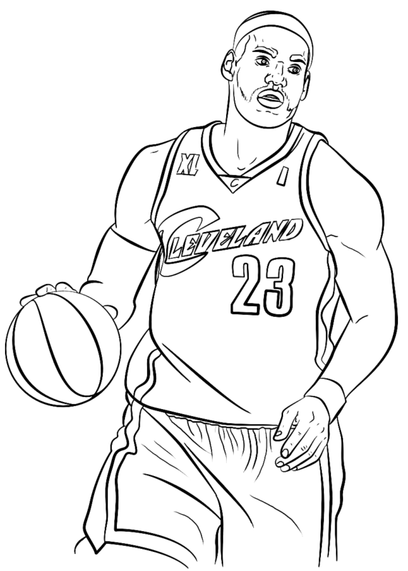 NBA Coloring Pages Printable for Free Download