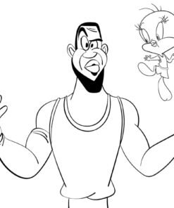 Space Jam Coloring Pages Printable for Free Download