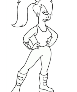 Futurama Coloring Pages Printable for Free Download