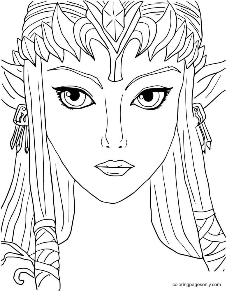 Zelda Coloring Pages Printable for Free Download