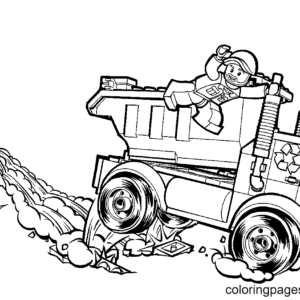 Garbage Truck Coloring Pages Printable for Free Download