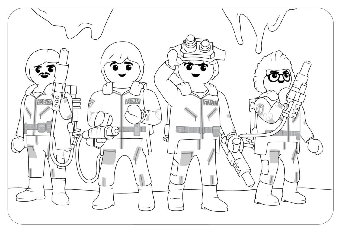 Ghostbusters Coloring Pages Printable for Free Download