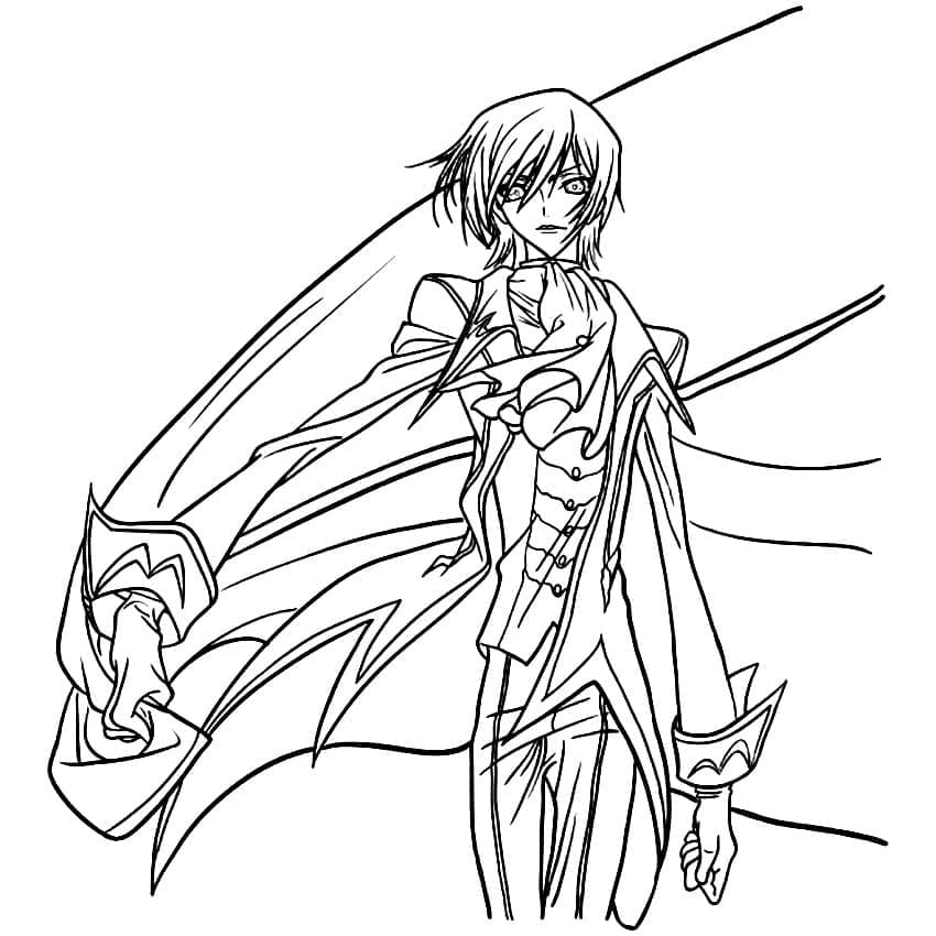 Aesthetic Lelouch Vi Britannia - Paint By Number - Painting By Numbers