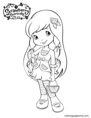 Strawberry Shortcake Coloring Pages Printable for Free Download