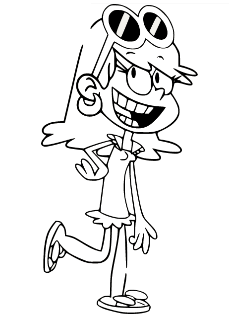 The Loud House Coloring Pages Printable for Free Download