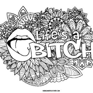 adult coloring pages profanity