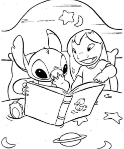 Lilo and Stitch coloring pages for children - Lilo and Stitch Kids Coloring  Pages