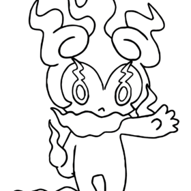 Marshadow Coloring Pages Printable for Free Download