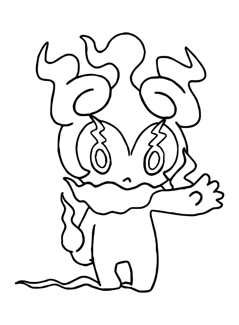 Marshadow Coloring Pages Printable for Free Download