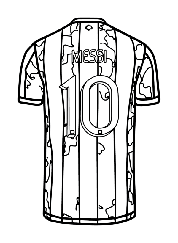 Lionel Messi Coloring Pages Printable for Free Download