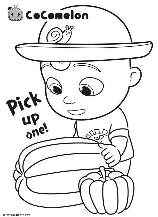 Cocomelon - Free printable Coloring pages for kids