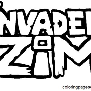 invader zim logo font
