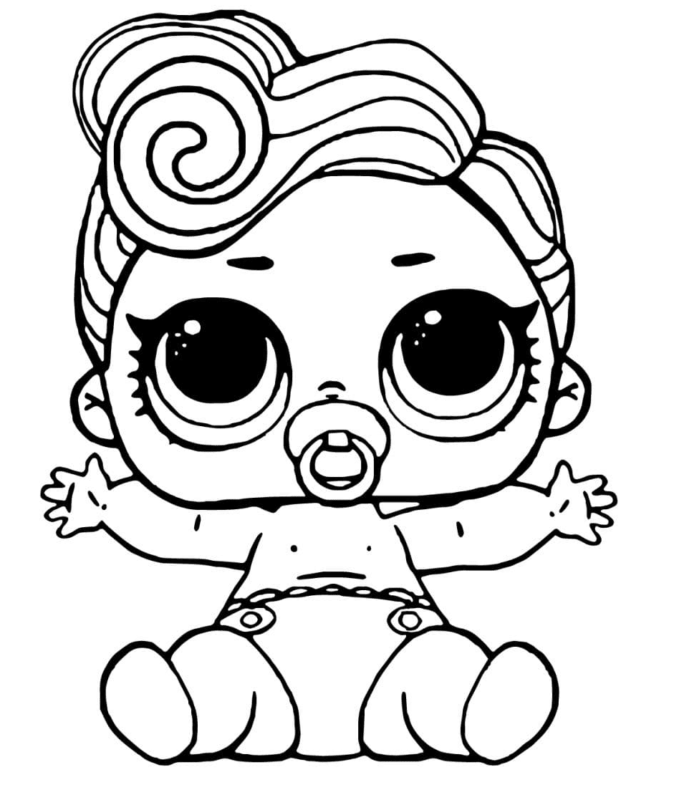 Lol Baby Coloring Pages Printable for Free Download