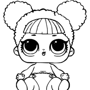 twin baby coloring pages