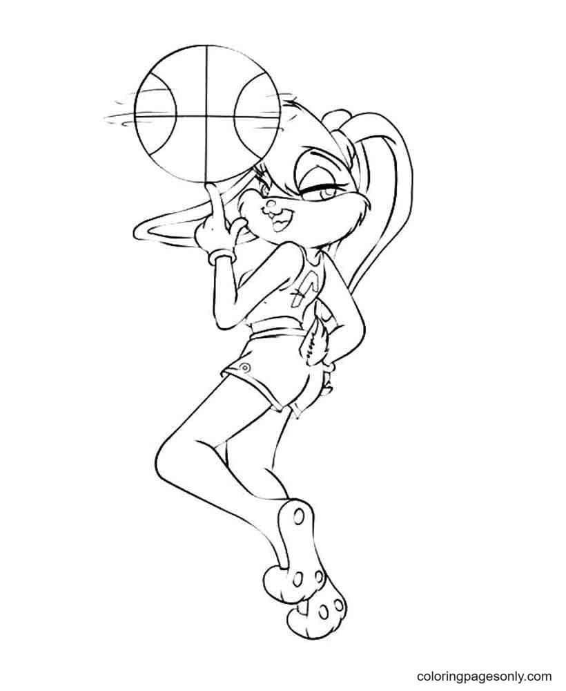 Lola Bunny Coloring Pages Printable for Free Download