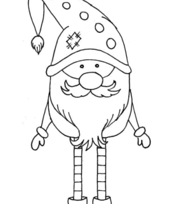 Gnome Coloring Pages Printable for Free Download