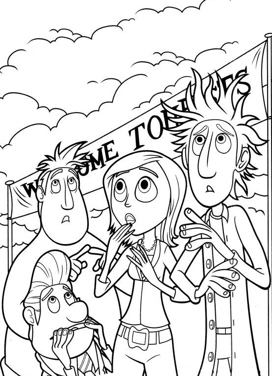 Cloudy with a Chance of Meatballs Coloring Pages Printable for Free ...