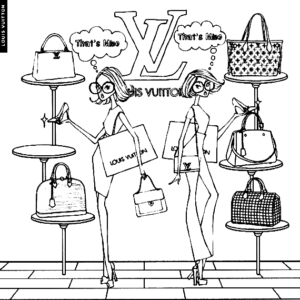 Lv Pattern Coloring Pages - Lv Coloring Pages - Coloring Pages For