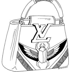 Louis Vuitton Logo Coloring Pages