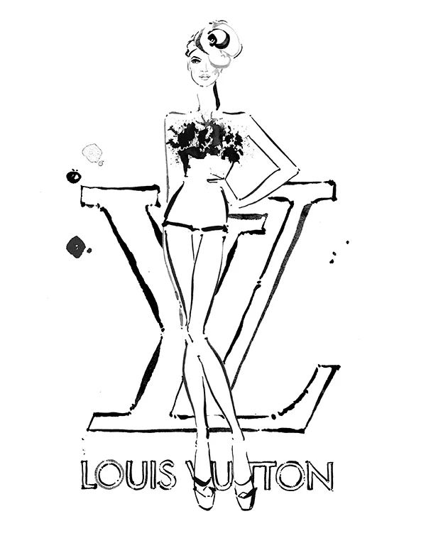 Lv Logo Coloring Pages - Free Printable Coloring Pages