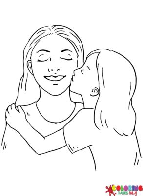 I Love Mom Coloring Pages Printable for Free Download