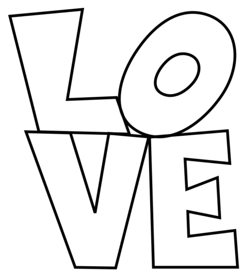 Love Coloring Pages Printable for Free Download