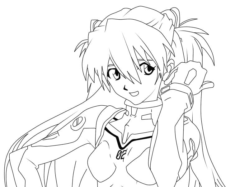 Neon Genesis Evangelion Coloring Pages Printable for Free Download