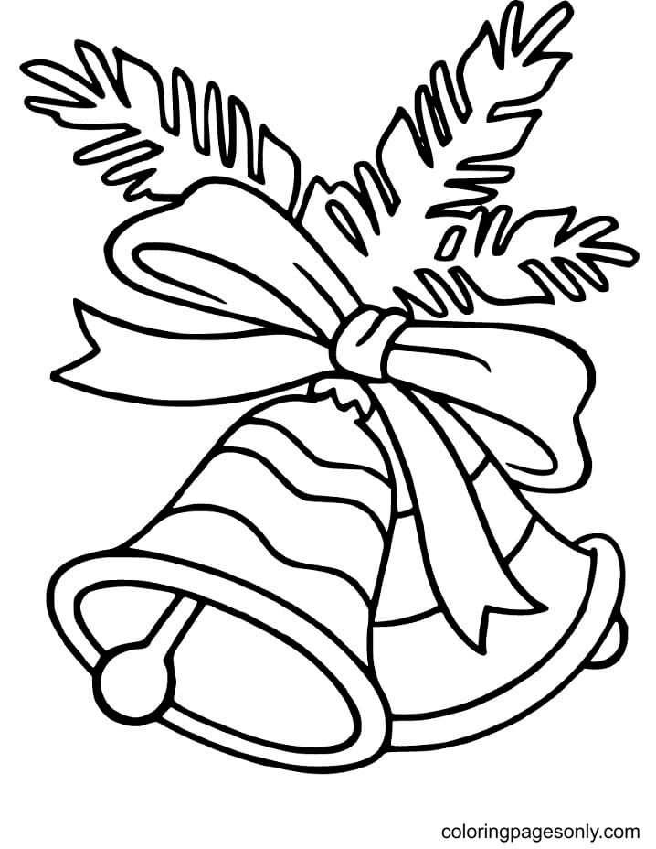 Christmas Bells Coloring Pages Printable for Free Download