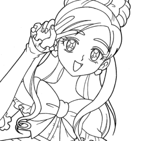 Glitter Force Coloring Pages Printable for Free Download