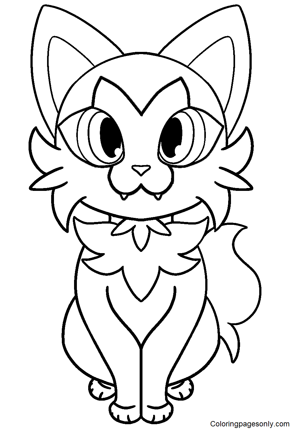 Sprigatito Coloring Pages Printable for Free Download