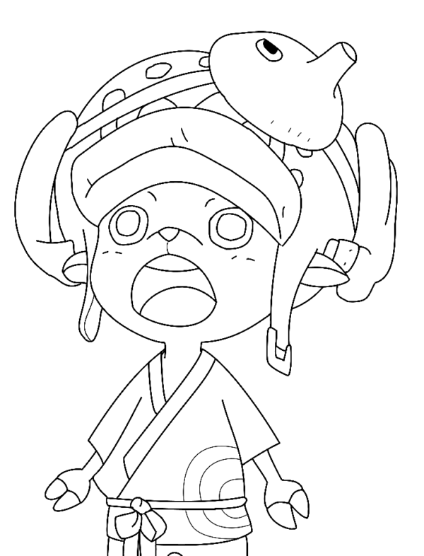 Tony Tony Chopper Coloring Pages Printable For Free Download