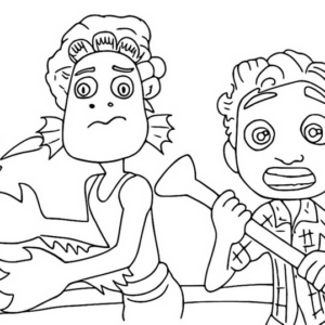 Luca Coloring Pages Printable for Free Download